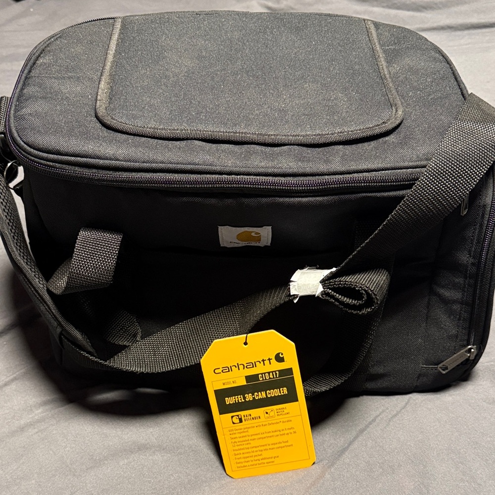 🧊 Carhartt 36-Can Cooler Duffel — New With Tags, Built Like a Jobsite 🧊